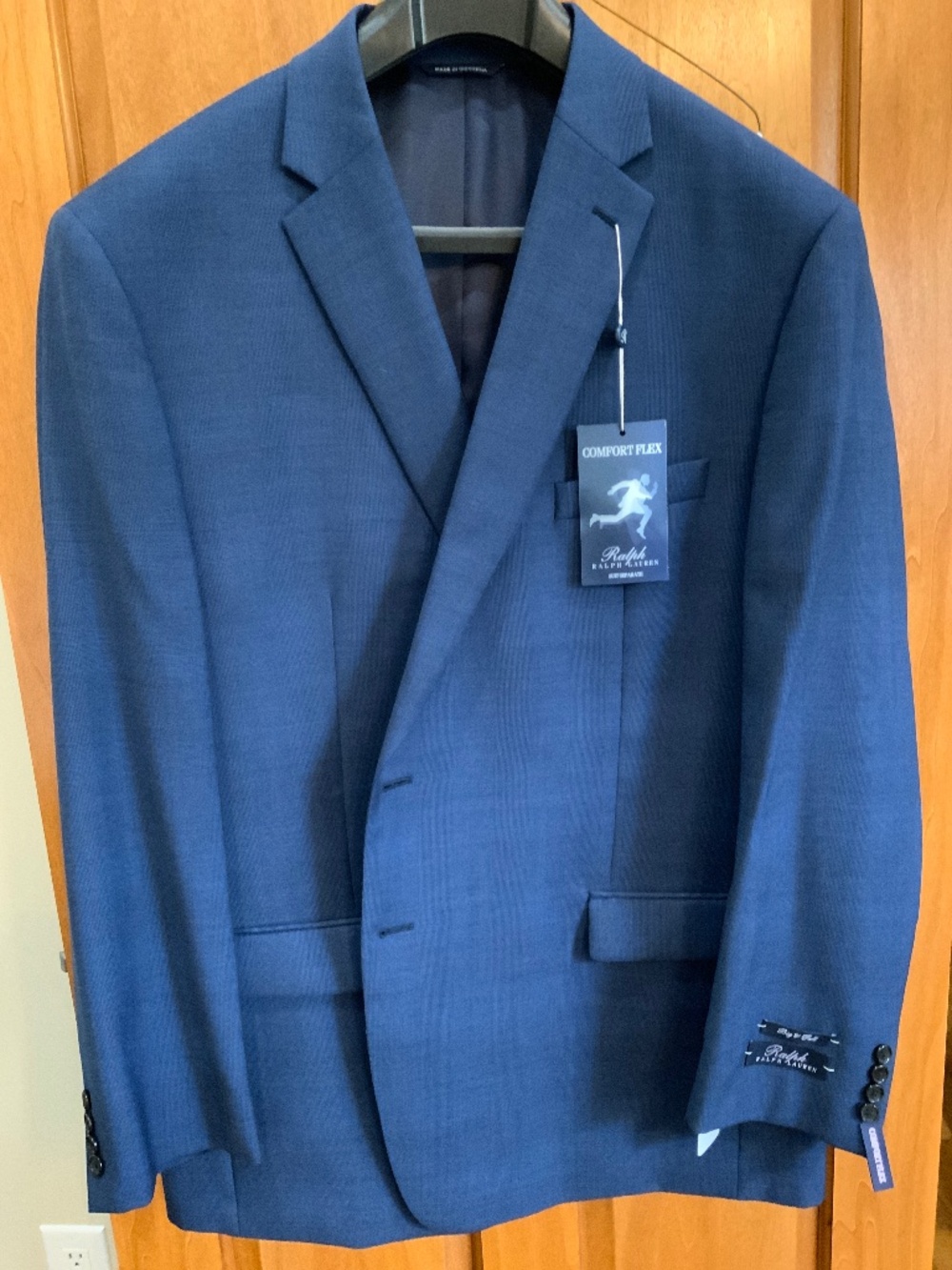 Men’s Ralph Lauren 2 piece suit blue extended size NWT